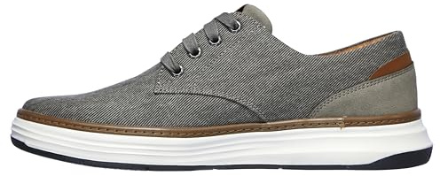 Skechers Men's Moreno Ederson Lace up Casual Comfort Trainers - Khaki - 13