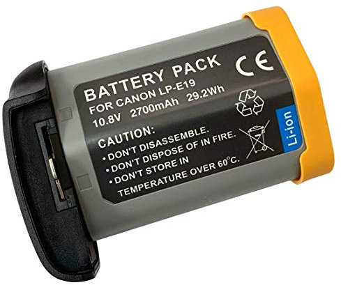 XITAIAN 10.8V 2700mAh 29.2Wh LP-E19 Ersatz Laptop Akku für Canon EOS 1DX, 1DX Mark 2, EOS 1D Mark III, 1Ds Mark III, EOS 1D Mark IV, 1D Mark4, EOS 1Ds Mark IV, EOS-1D C, 1D, 1Ds
