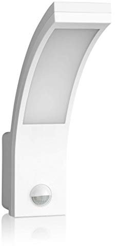SEBSON LED Aussenleuchte mit Bewegungsmelder, Wandleuchte weiß, 15W, 1000lm, kaltweiß 5800K, IP65, Außenwandleuchte Sensor 9m / 140°
