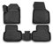 Element Passgenaue Premium 3D Gummimatten Fussmatten passend für Land Rover Discovery Sport, L550, 2014-2024, 4 TLG, Schwarz