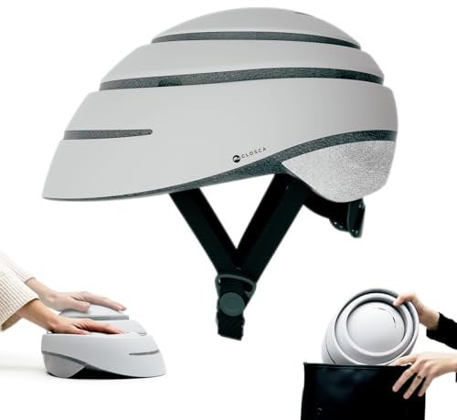 CLOSCA. Faltbarer Fahrradhelm. Reflektierender Helm.Fahrradhelm und Rollerhelm Zertifiziert. Pendlerhelm. Klapphelm. Helm für Frauen.Helm für Männer.