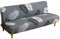 Meicynhoger Housse de Canapé Clic Clac Extensible 3 Places,Couverture de Canapé pour Banquette Clic Clac Pliant sans Accoudoirs 180-210cm (L,Couleur A)