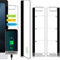 Fannuoncc Computer Monitor Memo Message Board/Creative Multifunctional Monitor Shelf/Monitor Side Panel Sticky Notes Paper Storage Rack - with Phone Holder - 1Set (Left/Right/Bottom)