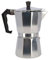 Acan Cafetera Italiana de Aluminio de 3 Tazas, 150 ml, con Tapa Transparente, cafetera clásica Italiana Apta para Todo Tipo de cocinas, 12,5 x 15 x 8,5 cm