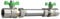 Einbausatz für Wasserzähler 3/4 Zoll DN15 (130 mm)