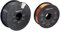 Amazon Basics 3D-Drucker-Filament aus PLA-Kunststoff, 1,75 mm, Dunkelgrau, 1-kg-Spule & 3D-Drucker-Filament aus SILK-PLA-Kunststoff, 1,75 mm, 1-kg-Spule, kupferfarben