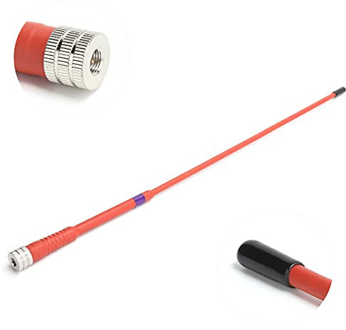 Heayzoki Antenne Gps, Antenne Alpha Portable Antenne Souple à Gain Élevé pour Gps Astro 430 320 900 220 /Alpha 50 100, Antenne Talkie-Walkie(Rouge)