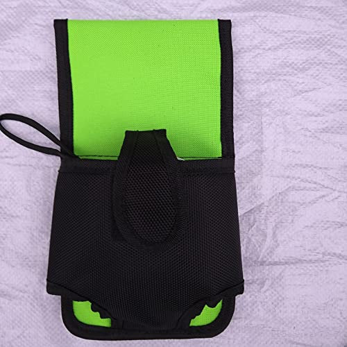 BIG NYLON TAPE MEASURE HOLDER (GREEN HI VIZ)