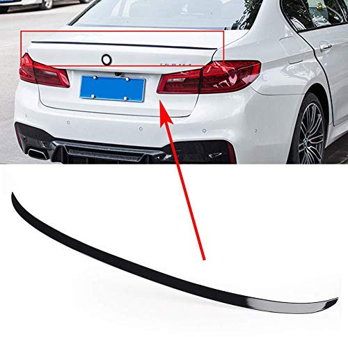 Lybh M5 Styling Auto Heckspoiler Lippenverkleidung Für BMW 5Er G30 Limousine 2017 2018 2019 Hochglanz Schwarz Abs