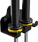 JNIHEEP Doppelter Langhantel-Aufhänger, Wandhalterung, Modern, Black, Eisen, Platzsparendes Fitnessstudio oder Zuhause, Weight Rack
