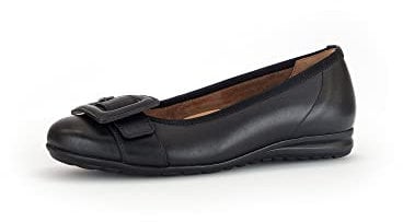 Gabor Femme Ballerines, Dame Ballerines Classiques,Ballerines,Chaussures d'été,Classique,élégant,Noir (Schwarz) / 57,40 EU / 6.5 UK