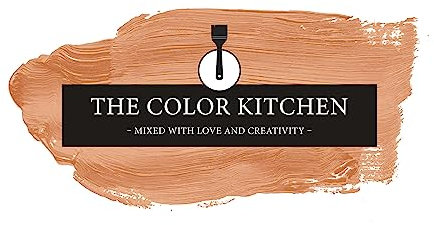 Livingwalls THE COLOR KITCHEN kräftige Wandfarbe - Malerfarbe für farbenfrohe Räume - matte Innenfarbe in Orange - 5l Deckfarbe in TCK5011