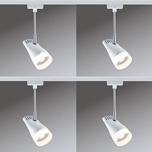 4er Set Paulmann URail LED Spot Drive 1x5,4W Weiß/Chrom 230V Metall/Kunststoff