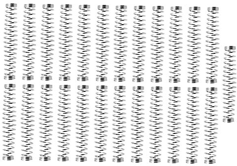 DOITOOL 25st Gartenschere Frühling Federteil Schnittteile Handscheren Federn Trimmerkopf Feder Baumschere Ersatz Gartenschere Ersatzteile Seilspanner Handlich Rostfreier Stahl Blumenschere