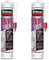 RUBSON ST5, Mastic sanitaire spécial carrelages périphériques, Joint silicone à base aqueuse sans odeur, anti-moisissures, Coloris gris clair, cartouche 300ml (Lot de 2)