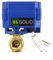 U.S. Solid Motorisierter Kugelhahn - G1/2 Messing-Elektrischer Kugelhahn, Vollport, 9-24V AC/DC und 3-Draht-1-Wege-Positive-Break-Setup