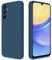 GiiYoon Cover per Samsung Galaxy A15 5G/4G Custodia in Silicone, Custodia Antiurto Case Sottile in Silicone TPU con Strato Interno in Fibra e Protezione della Fotocamera, Blu