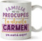 MUGFFINS Tazas Personalizadas para ABUELA - En Español - Ya está aquí la abuela - 11 oz / 330 ml - Regalo personalizable original y divertido