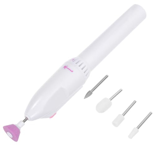 Healvian Machine Manucure Stylo Électrique Portable 6.50In Avec 5 Fraises Limeuse Multi-Usage Pour Ponçage Polissage Pédicure Art Ongle Faible Bruit