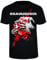 Rammstein T-Shirt Angst schwarz, Offizielles Band Merchandise Fan Shirt mit Brust- und Rückendruck - XL