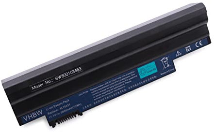 vhbw 1x Akku kompatibel mit Packard Bell Dot S/B-017UK, S2 SII, S E2 SPT, SE/R-111UK, S/B-003 IT Notebook (6600 mAh, 11,1 V, Li-Ion)