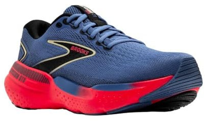 BROOKS Glycerin GTS 21, Sneaker Donna, Blu/Nero/Rosa, 40.5 EU