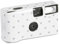 Weddingstar Disposable Camera with Flash - Single Use 35mm Film Camera for Wedding or Party Favors - Silver Hearts (10 Pack)