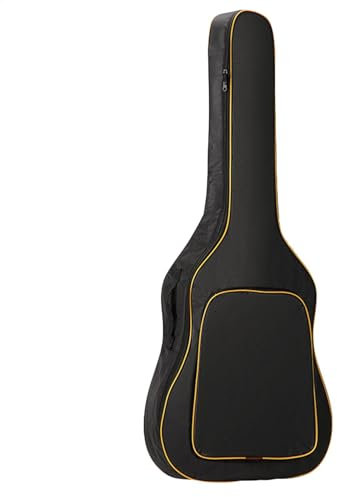 Gitarrenkoffer mit dicker Polsterung, leichte Gitarrentasche, Schultergurte, wasserdichte Gitarrentasche, bequeme Tragetasche, Rucksack, 0,5 cm, Oxford-Tuch zur Vermeidung von Staub, große Kapazität
