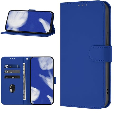 YIRRANZD Cover per Huawei P30 Lite, Custodia a Libro in PU Pelle [Slot Carte] Premium Flip Caso Portafoglio, Antiurto Wallet Case Cover per Huawei P30 Lite (Blu)