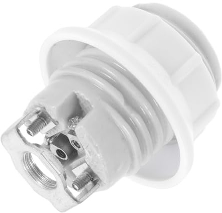 Sewroro Douille Céramique Porcelaine Support de Lampe à Visser de Rechange pour Ampoules Texture Élégante et Installation Facile