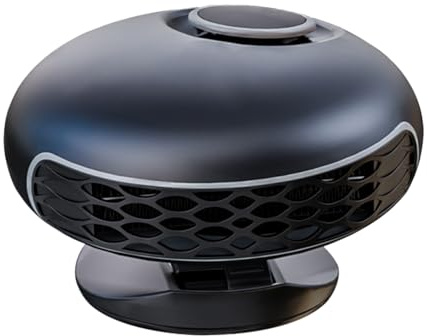 Chauffage de voiture portable 2 en 1 pliable - 12 V - Ventilateur de voiture - Anti-buée - Dégivreur de pare-brise - Chauffage rapide de l'air