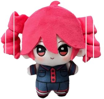 JUSONGKWCP KasanTetos Plush Anhänger Anime Figure Plüschpuppe Plush Keychain Doll KasanTetos Chibi Figuren Taschen Kette 12 cm