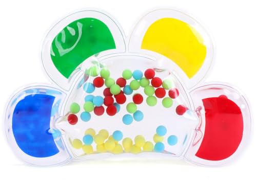 TWTCZOZ Jouet Sensoriel Liquide Enfant Jouet Fleur Jeu Manipulatif Calmant Chambre Transparente TPU Malléable Saisie Ergonomique Adapté aux Exercices de Focus