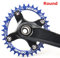 HemeraPhit BCD 104mm Plato Bicicleta de montaña,Azul,36T