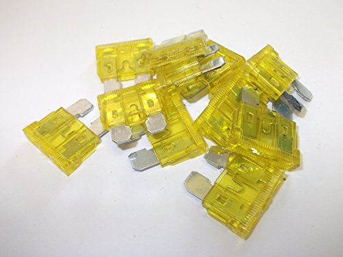 20A Standard Car Auto Blade Fuse 20 Amp ATO - Pack of 10