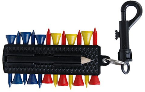 Sharplace Golf Zubehör Set - Golf Professional tees, Ballmarker, Pitchgabel, Bleistift und Halter