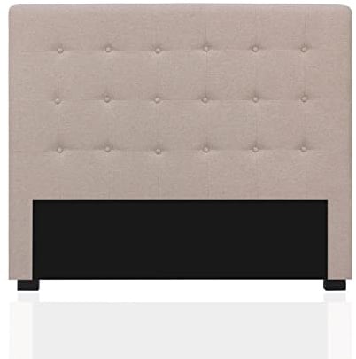 INTENSE DECO Tête de lit capitonnée Premium Tissu 140cm Beige