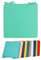 Coen Bakker Jack Outdoor Stuhlkissen 40x40cm Lounge Kissen Wasserfest Sitzkissen Garten Lotus Effekt, Farbe:Aqua