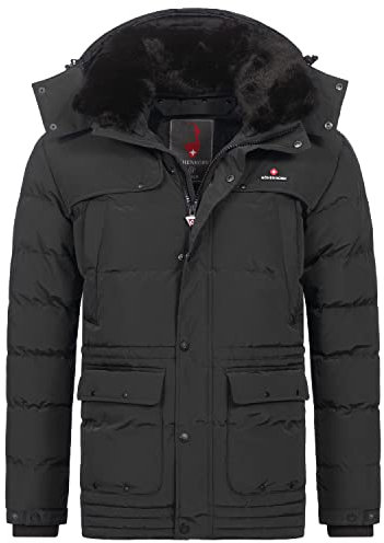 Höhenhorn 24E3 Achalm Herren Winter Jacke Schwarz Gr. S