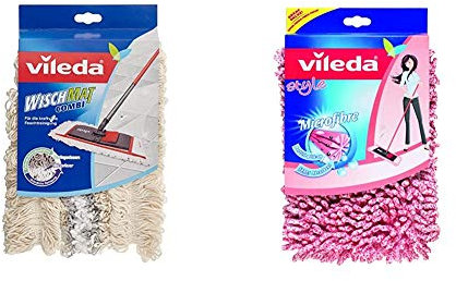 Vileda WischMat Combi Ersatzbezug Wischbezug, 1 Stück & Style Chenille Ersatzbezug