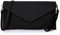 AOSSTA Womens Clutch Bag Large Envelope Clutch Bag For Women Crossbody Wedding Party Evening Bag (New Black)