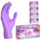 ARNOMED Einweghandschuhe Lila 100 Stück/Box, Nitrilhandschuhe L, Einmalhandschuhe, Handschuhe Einweg puderfrei, latexfreie Gummihandschuhe, Einweghandschuhe in XS, S, M, L & XL verfügbar