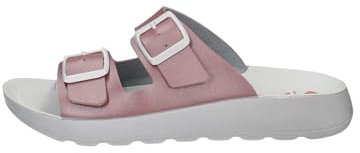 Inblu Ciabatte Donna Mare con Doppia Fibbia, Rosa, 39 EU