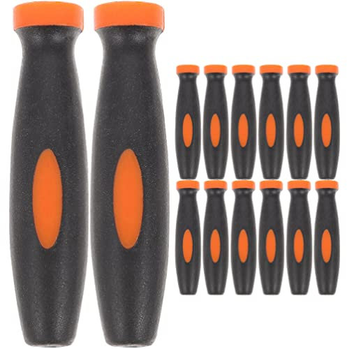 15Pcs Feilengriff Metall Griff Für Feilen Metall Feilengriff Feilengriff Ersatz Gummimesser Ergonomischer Feilengriff