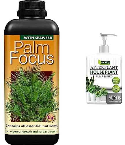 Growth Technology Ltd,1L,Black Palm Focus 1 Litre & Empathy APHP500 RHS After Plant House Plant Pump & Feed, 500ML