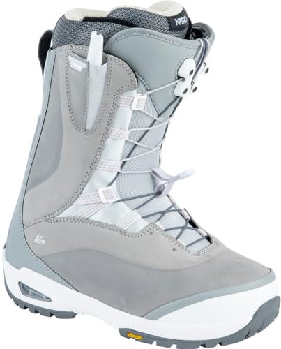 Nitro Damen Bianca TLS Premium All Mountain Freeride Freestyle Schnellschnürsystem Boot Snowboardboot, Iron, MP 25.5 // EU 39 1/3 // US WMN 8