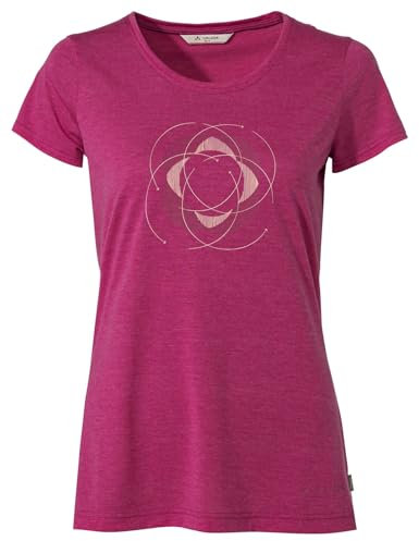 VAUDE Damen Women's Skomer Print Ii T-Shirt, Rich Pink, 38 EU