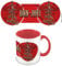 Pyramid International Bon Jovi Mug (Livin' On A Prayer Design) 11oz Ceramic Coffee Mug - Official Merchandise