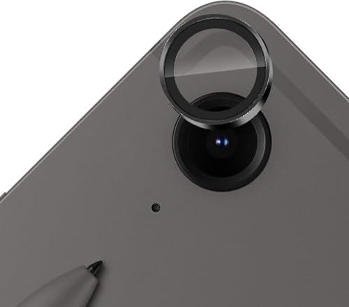 Locofun Kameraschutz für Sasmung Galaxy Tab S9 FE/S10 FE/Tab S9/Tab A9 Plus/A9+ für Panzerglas, 9H Härte Einzeln Kamera Schutzfolie, Individuelle Ring aus Metall Linseschutz Folie-Schwarz