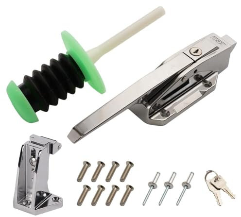 Hiessgozy Cold Storage Lock Handle Refrigerator Refrigeration Lock Plant Warehouse Knob Industrial Hing Handledoor X9H3